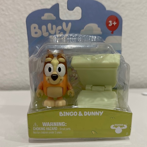 Bingo & Dunny - Bluey Figurine - Picture 1 of 1